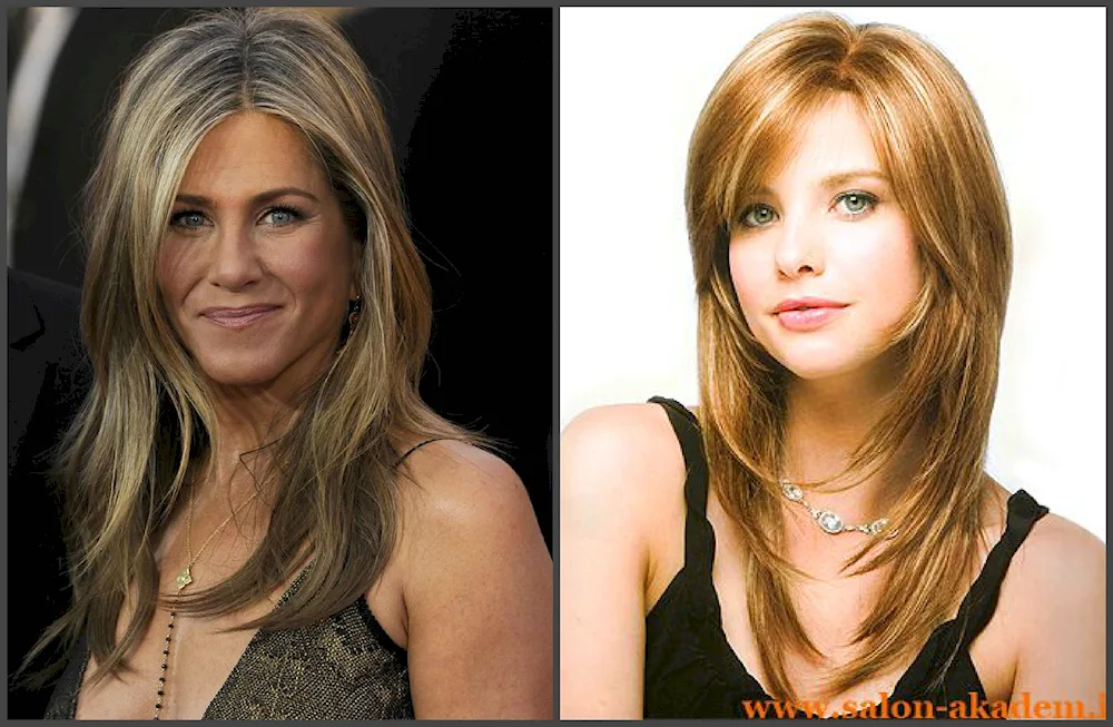 Staircase haircut without fringes 2022