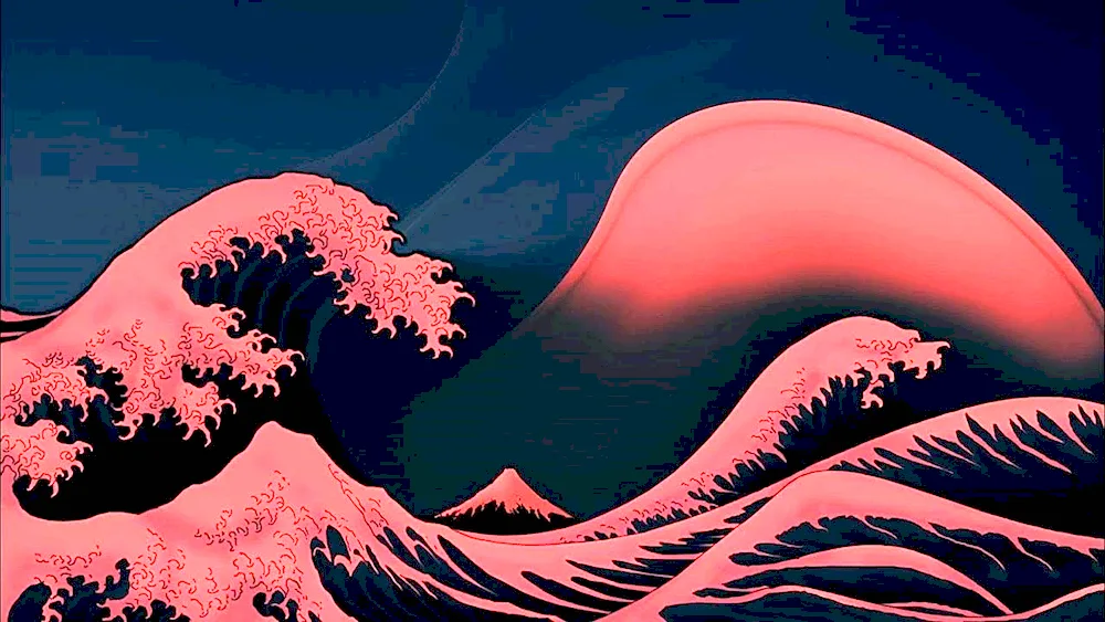 Katsushika Hokusai big wave