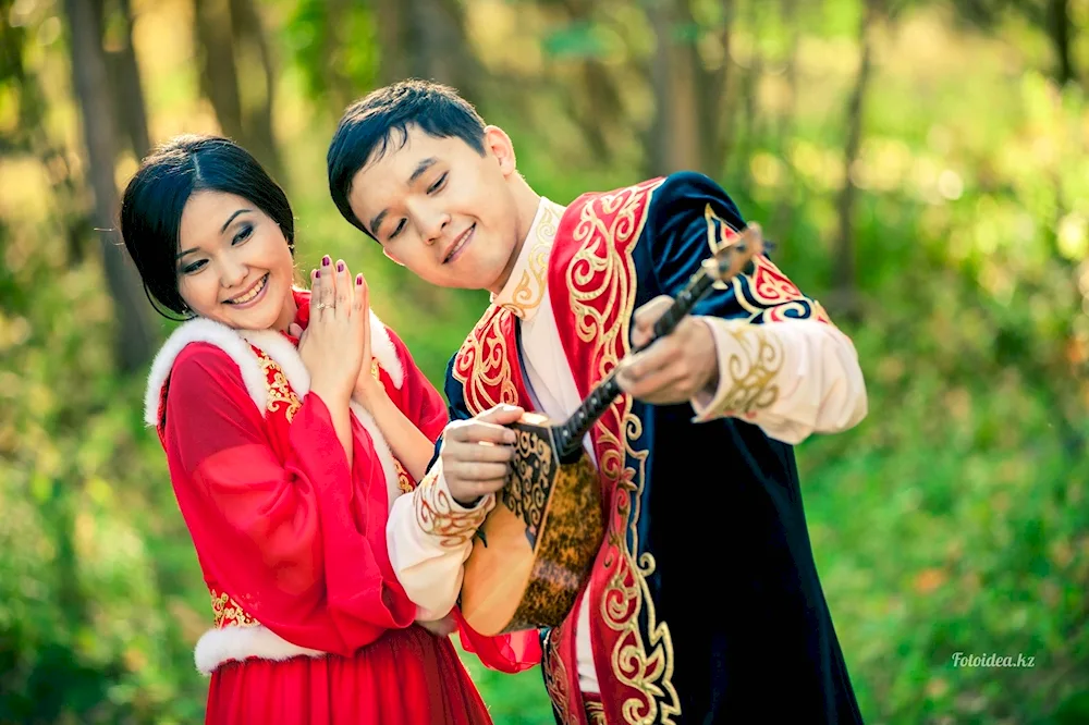 Kazakh woman couple