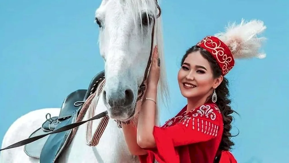 Kazakh dresses for girls