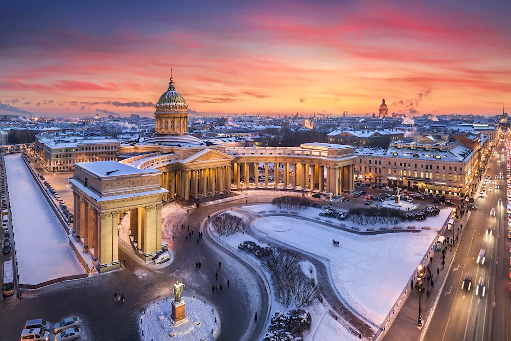 Kazansky Cathedral in St. Petersburg