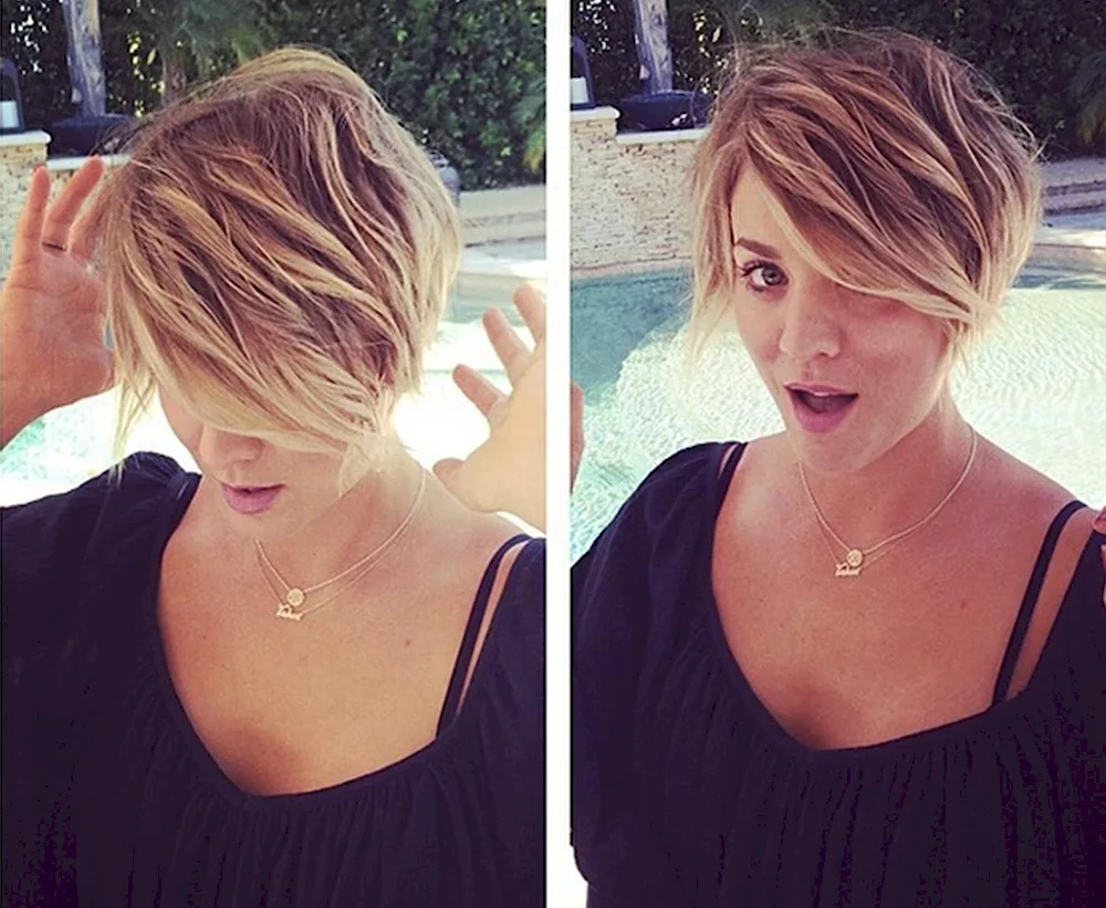 Dark blonde balayage