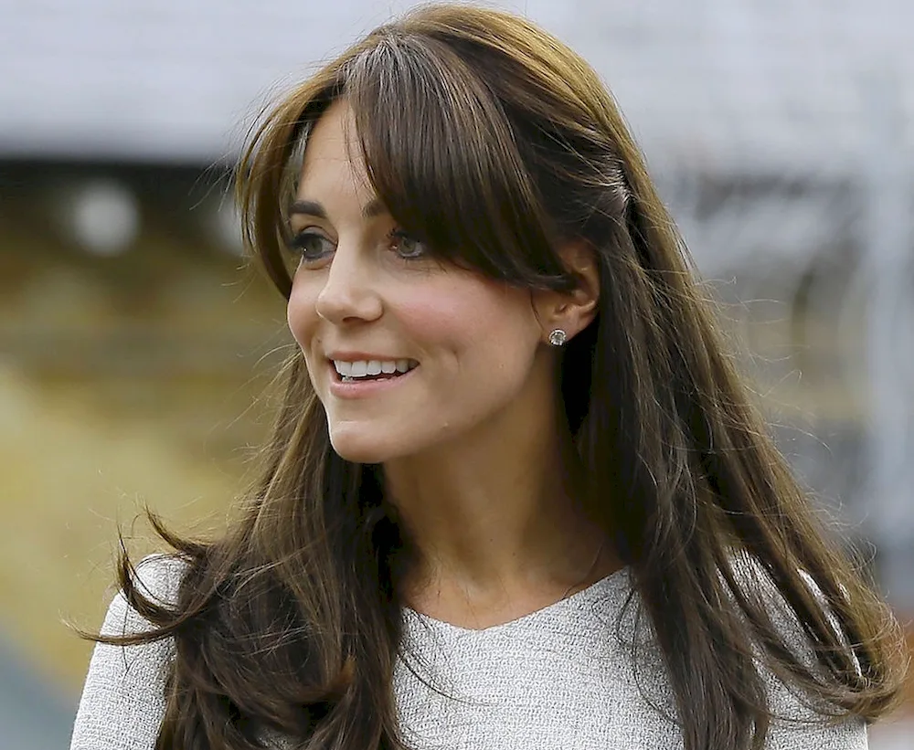 Kate Middleton with bangs