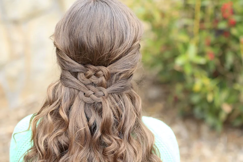 Celtic braids hairstyle