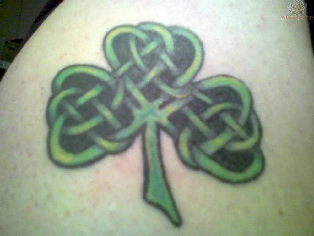 Four-leaf clover tattoo