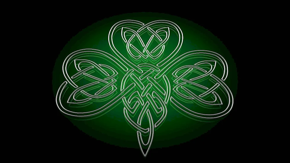 Celtic Clover four-leafed symbol