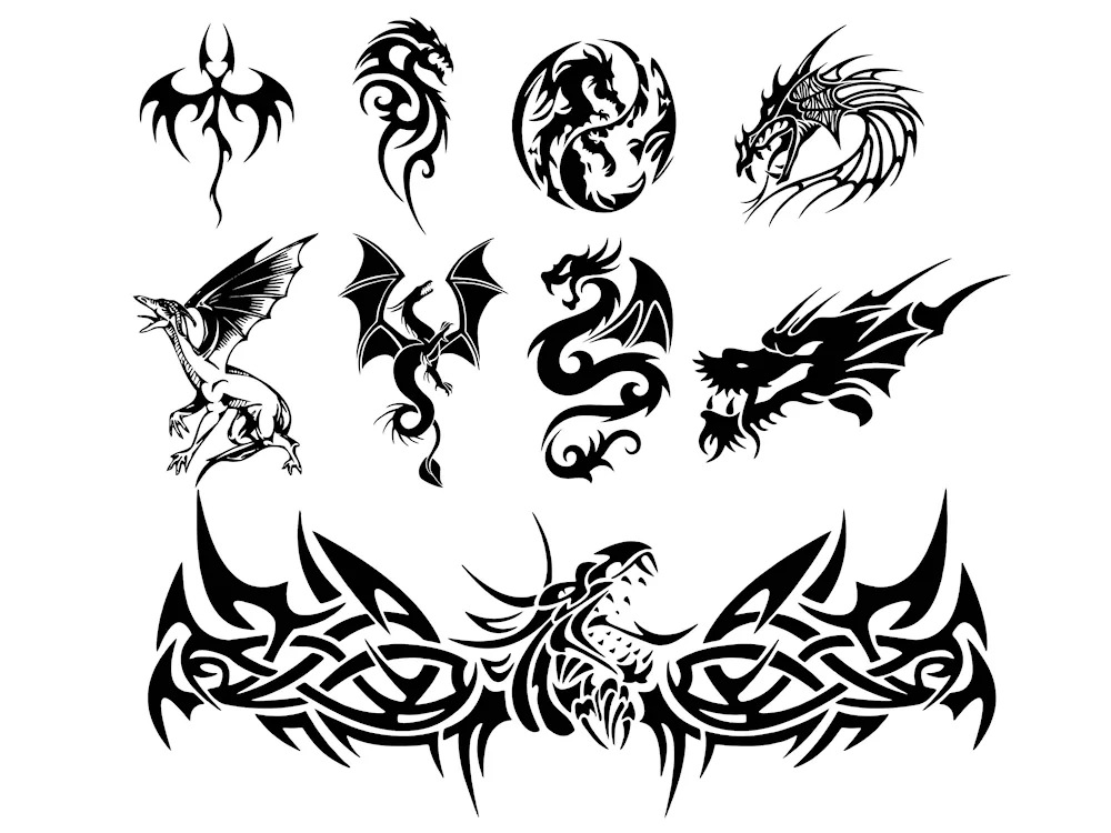 Celtic trayble tattoo sketches for men