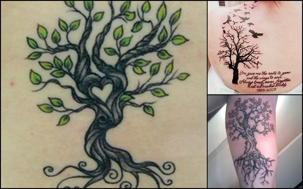 Celtic tree tattoo