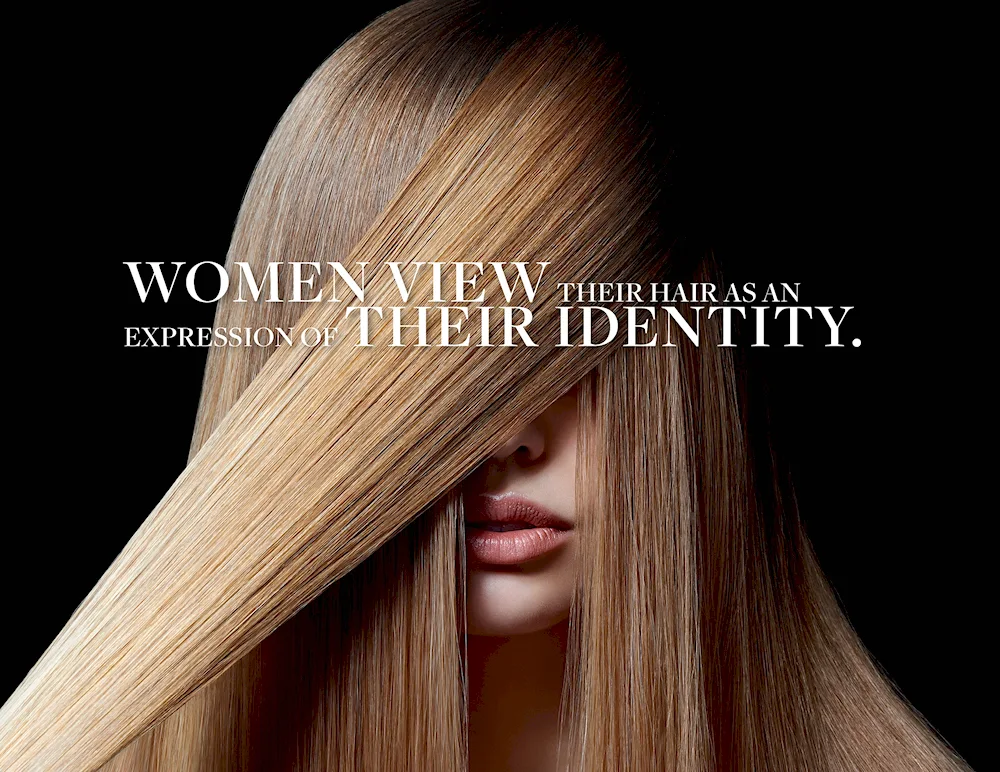 Hair for business card