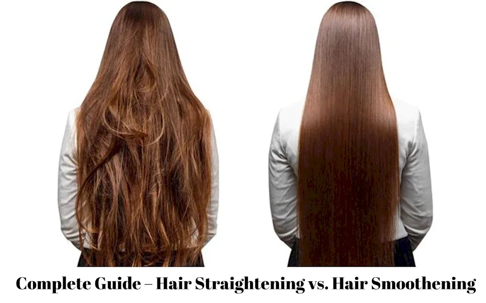 Straightening hair