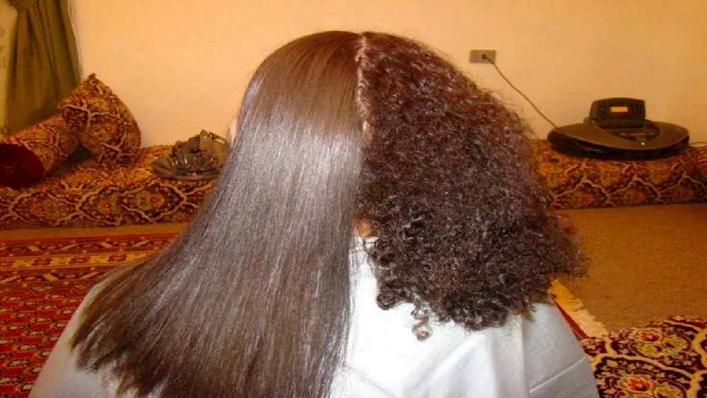 Keratin straightening
