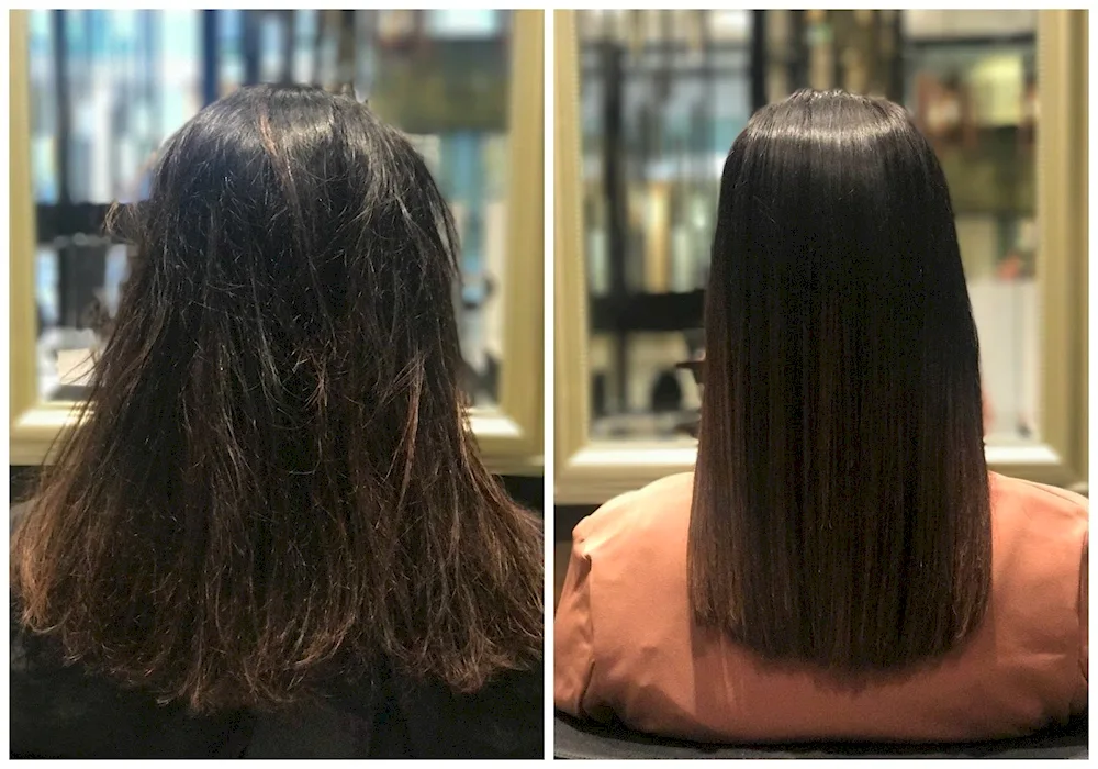 Lengths hair
