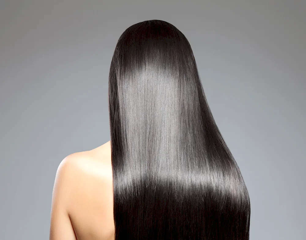 Keratin straightening hair