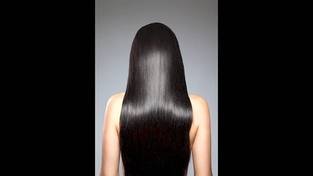 Keratin hair straightening