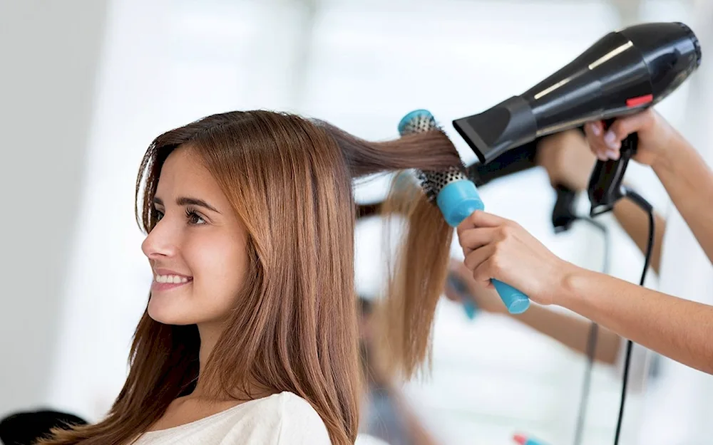 Styling hair blow-dryer