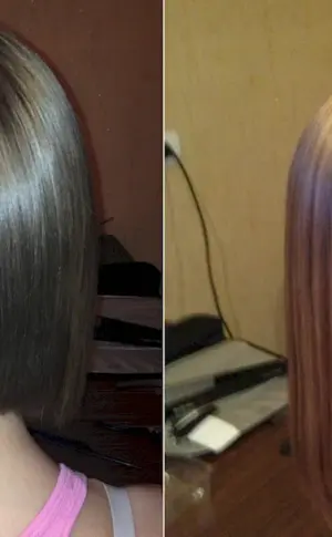 Keratin hair straightening for kare