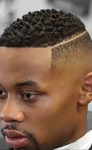 Curly fade
