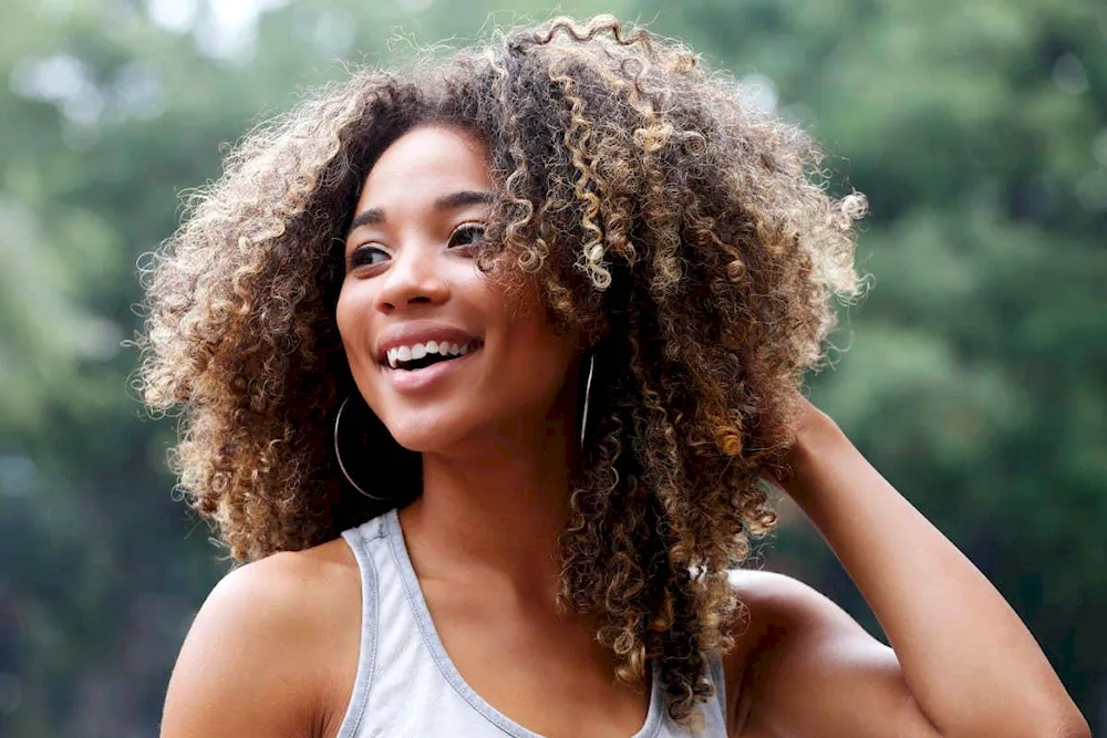 Afro curls