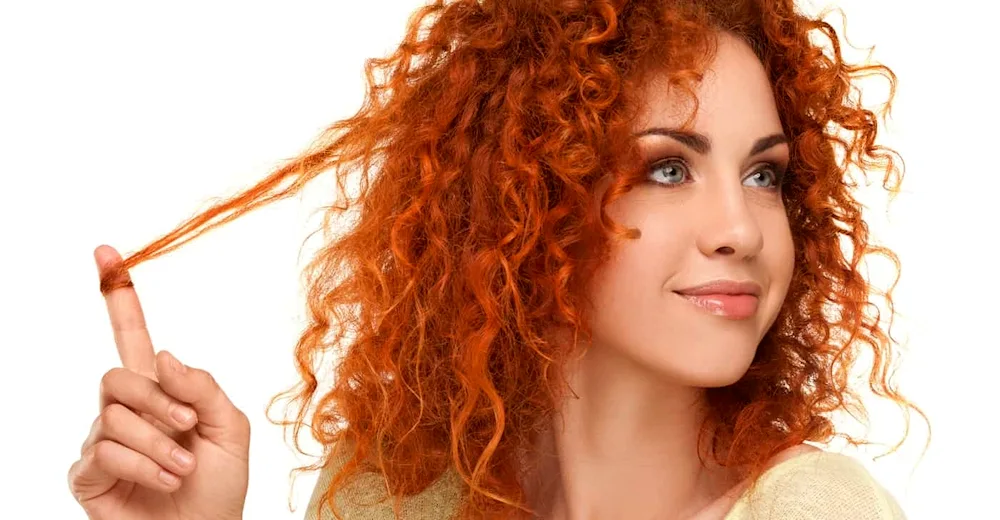 Curly curls red