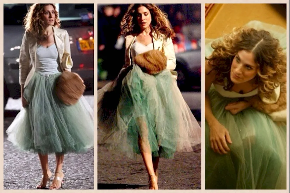 Carrie Bradshaw in tutu skirt