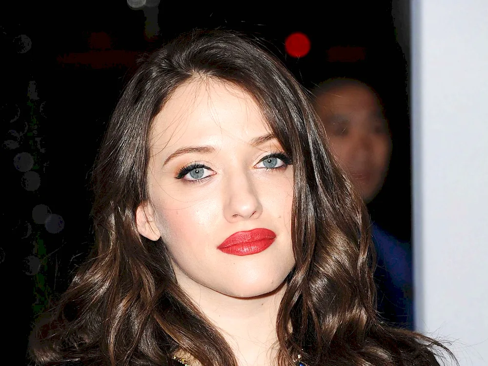 Kat Dennings in glasses