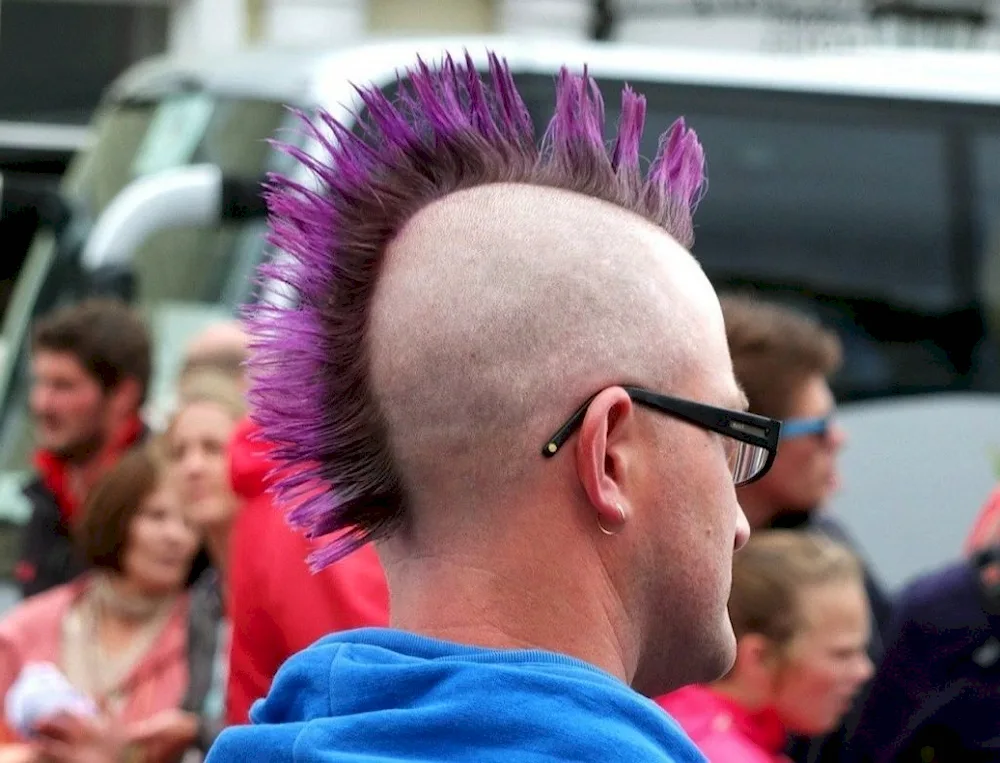 Punk hairdo