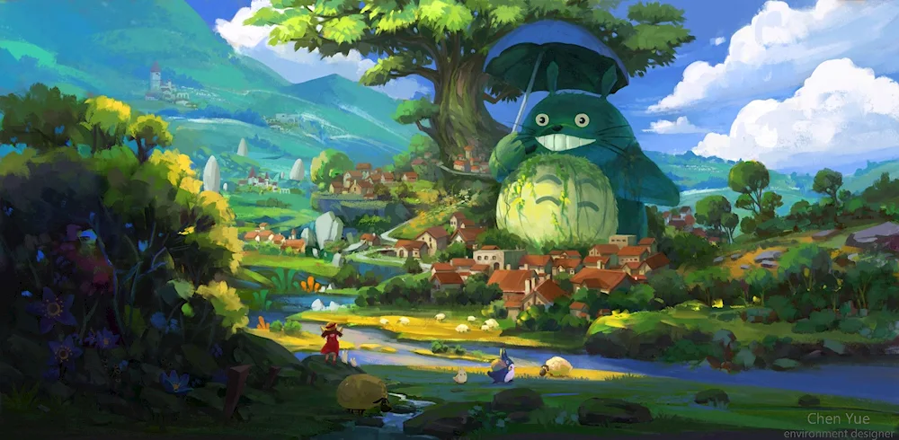 Hayao Miyazaki Totoro