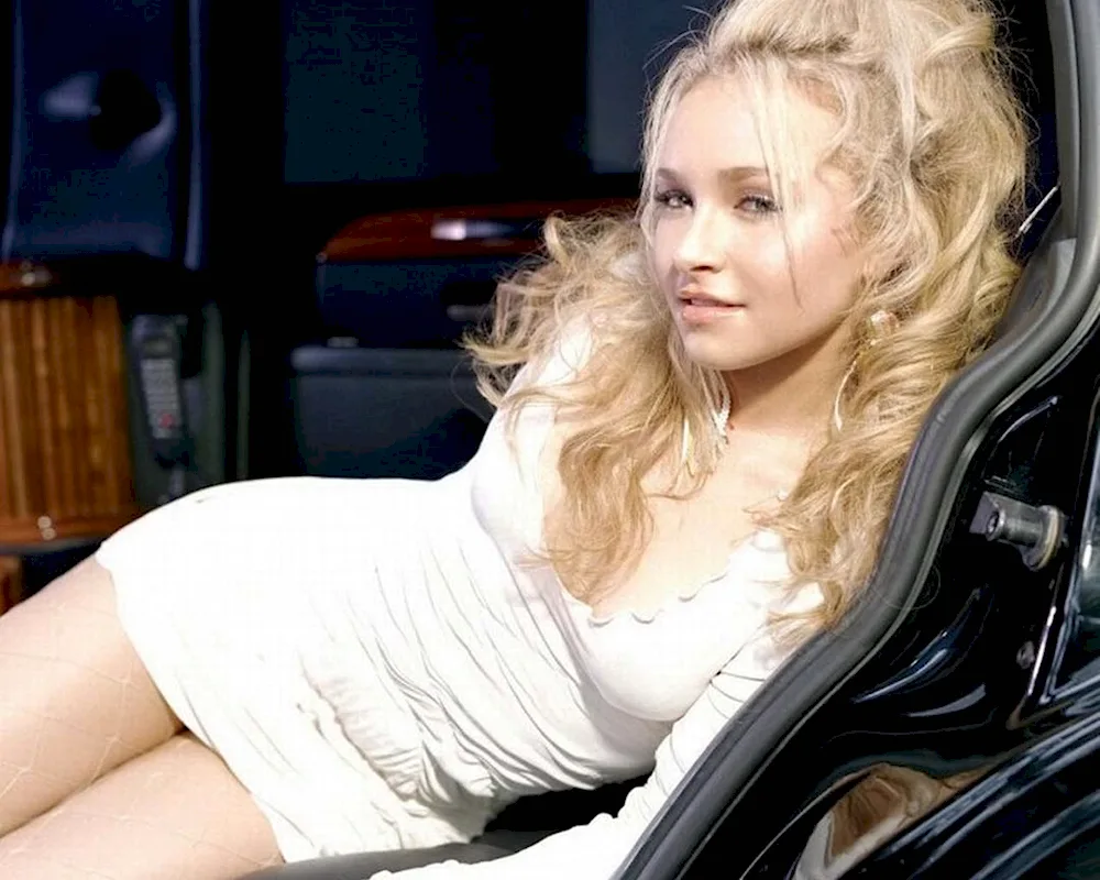 Hayden Panettiere in a dress