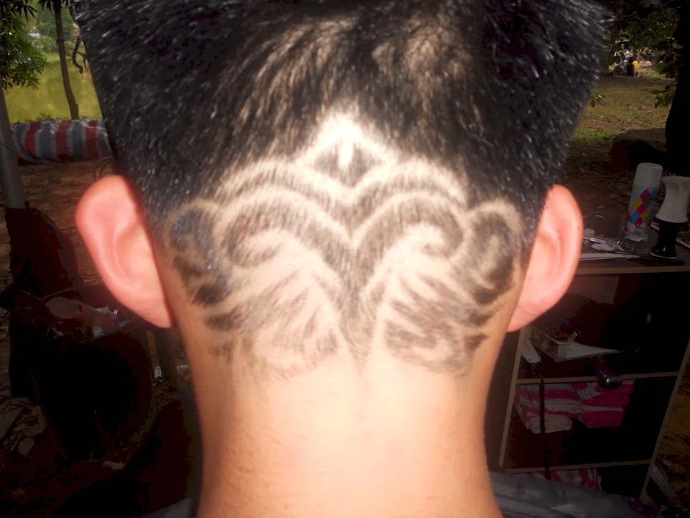 Hair tattoo
