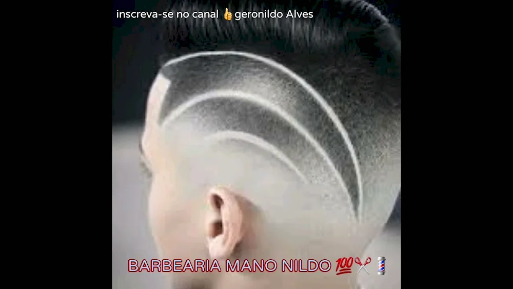 Hair tattoo fade