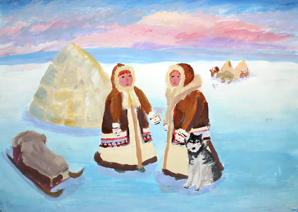 Khanty Mansi paintings by artists