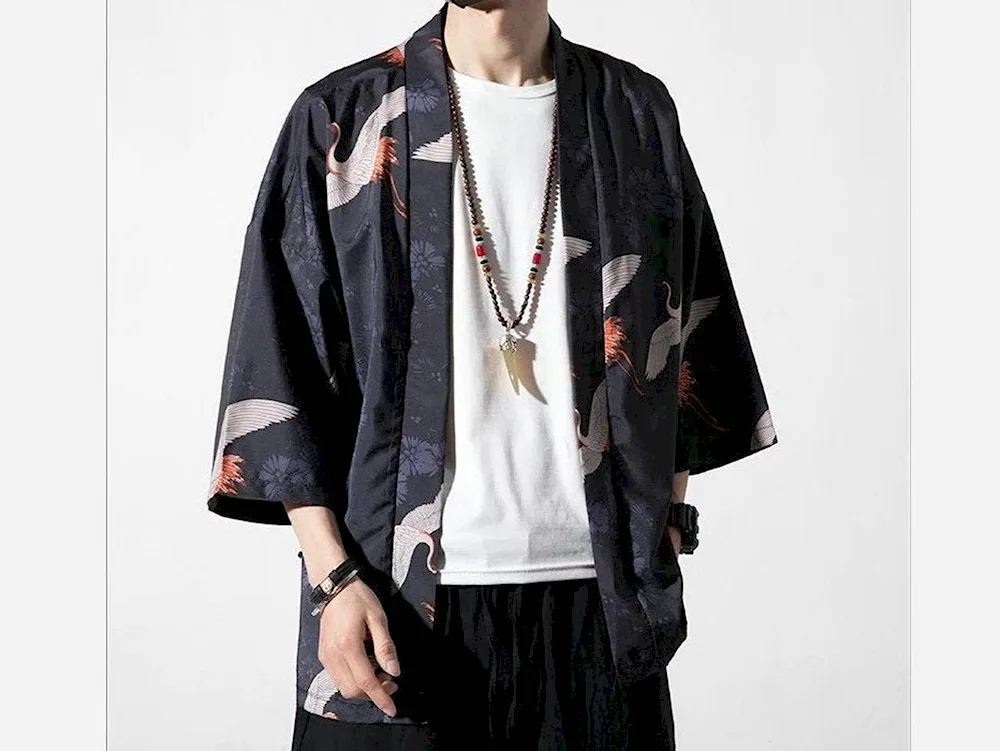 Haori men's kimono coat kimono street style