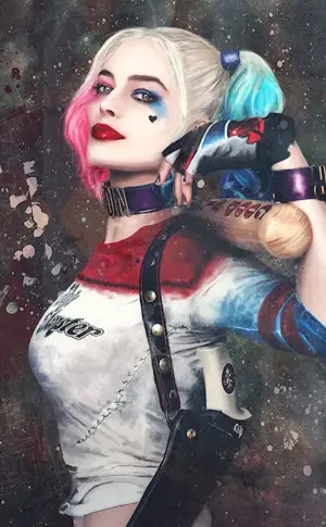 Harley Quinn Margot Robbie art