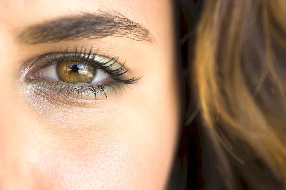 Silver brown eyes