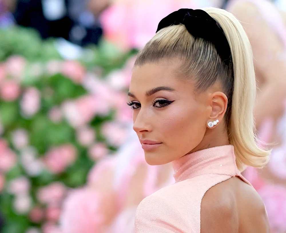 Zendaya with a ponytail