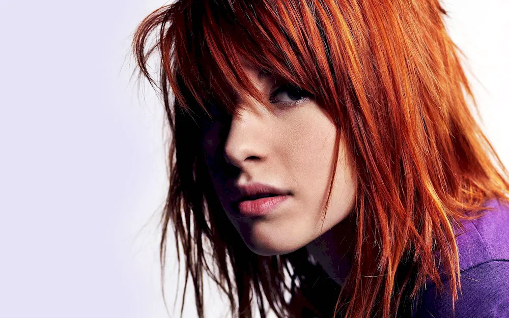 Red-haired models