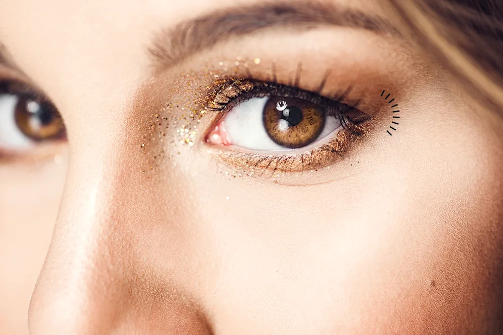 Beautiful healthy eyes