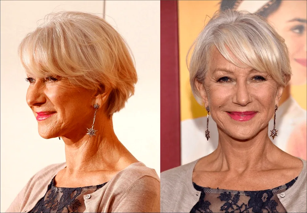 Helen Mirren haircut