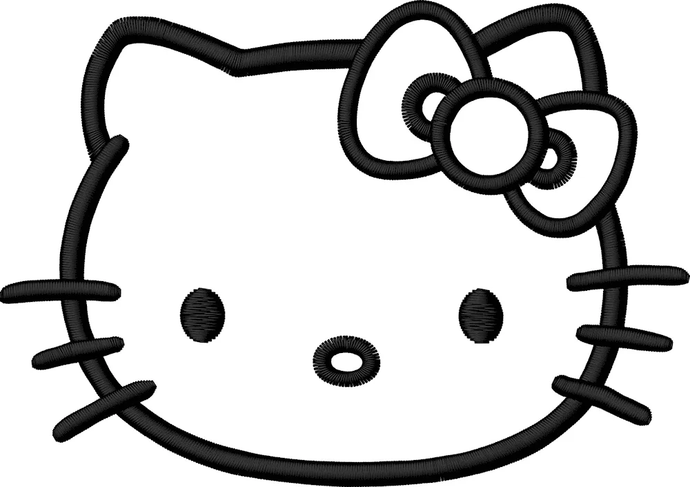 Hello Kitty drawing easy