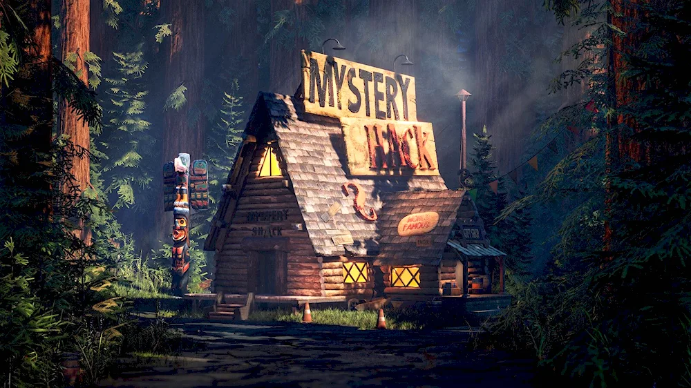 Gravity Falls woods