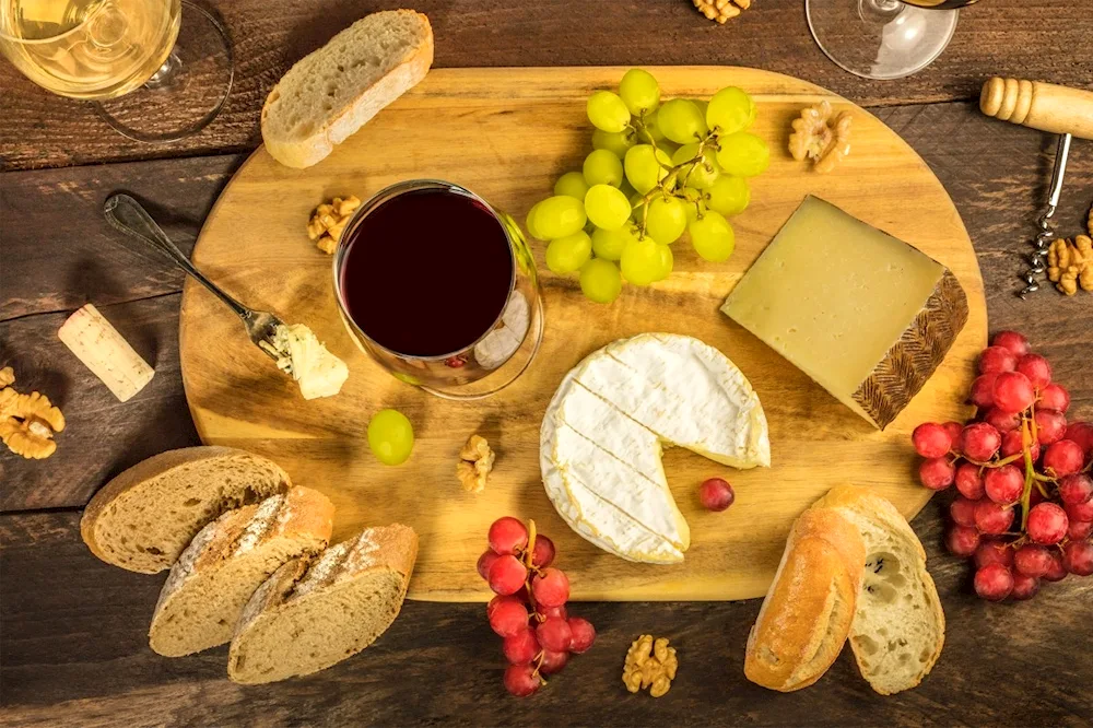 Wine and cheese