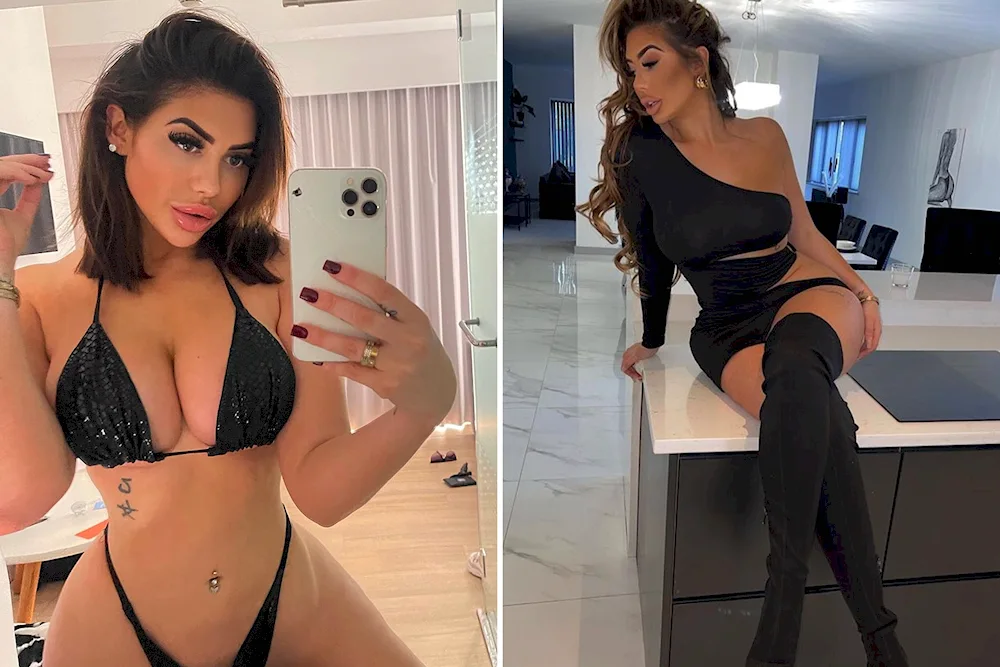 Chloe Ferry Insta breasts