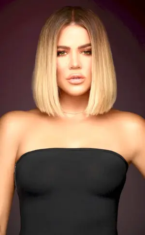 Khloe Kardashian with a bob