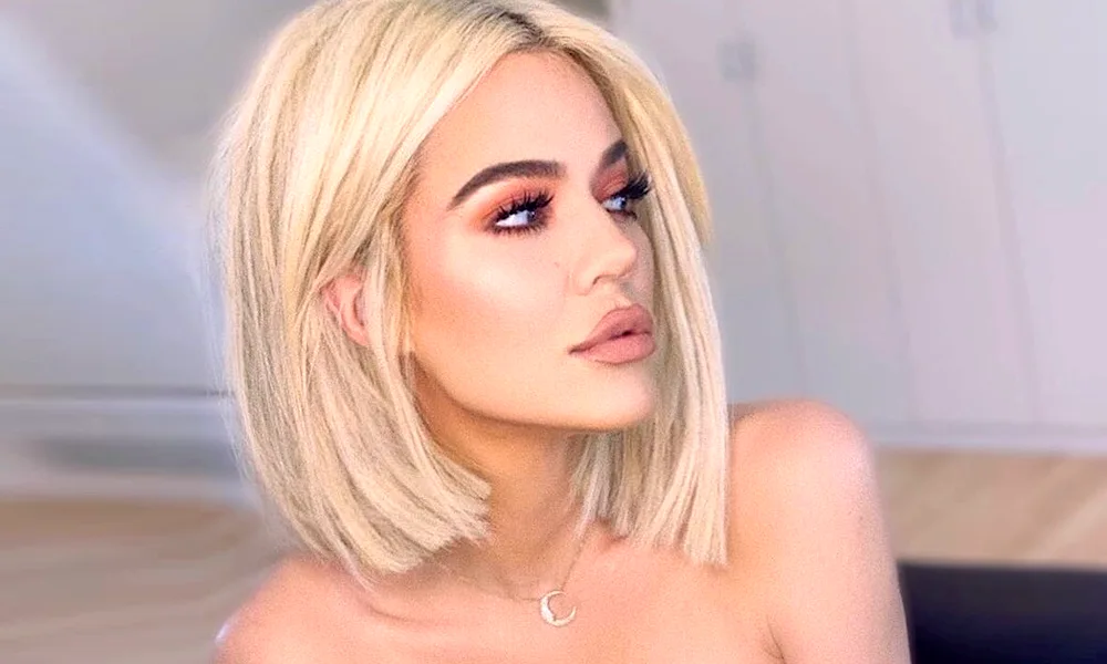 Chloe Kardashian with a bob