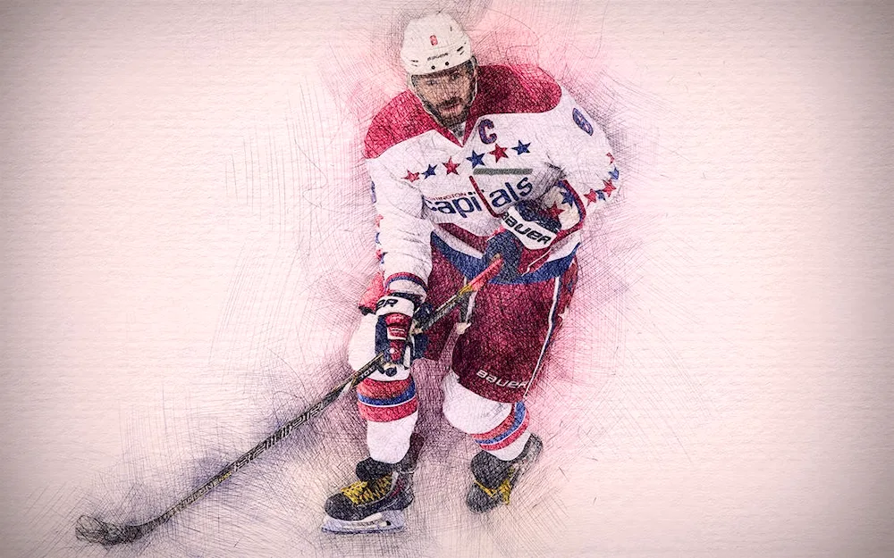 Hockey Ovechkin art