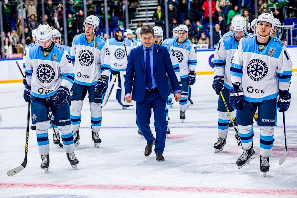 Siberia hockey fans of hockey club Sibir