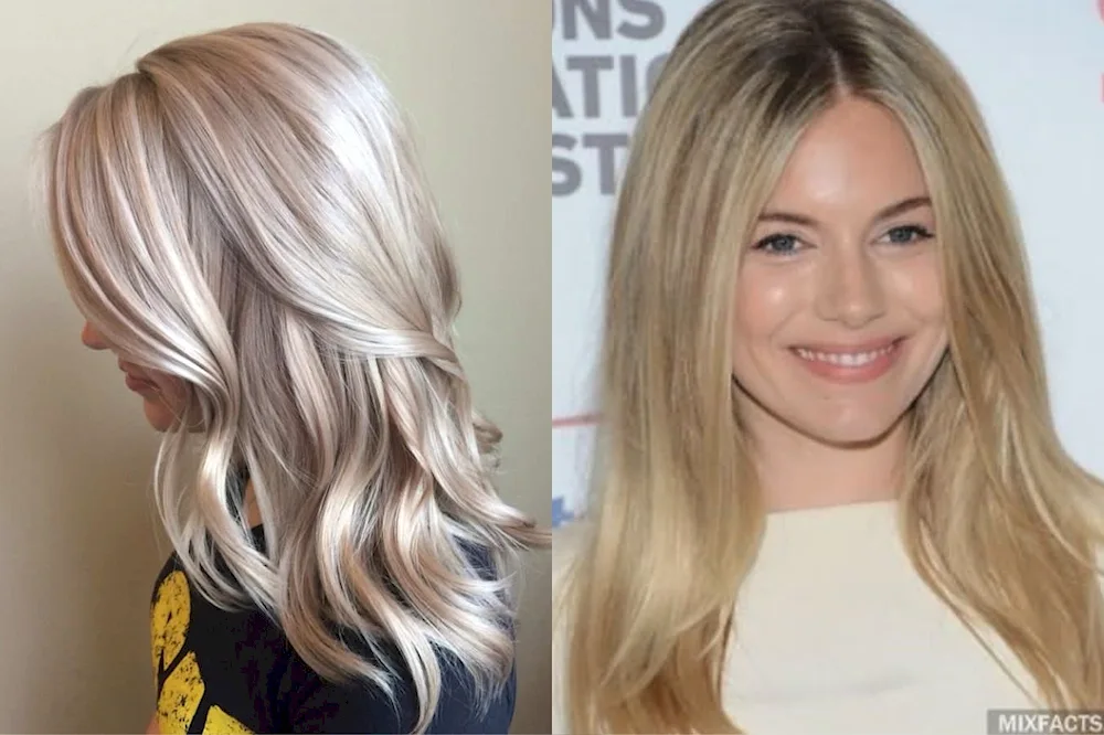 Cold blond shades