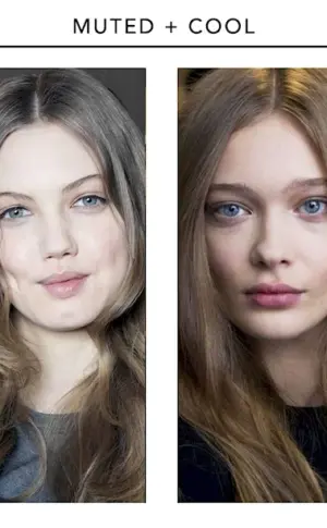 Cold colour type looks summer
