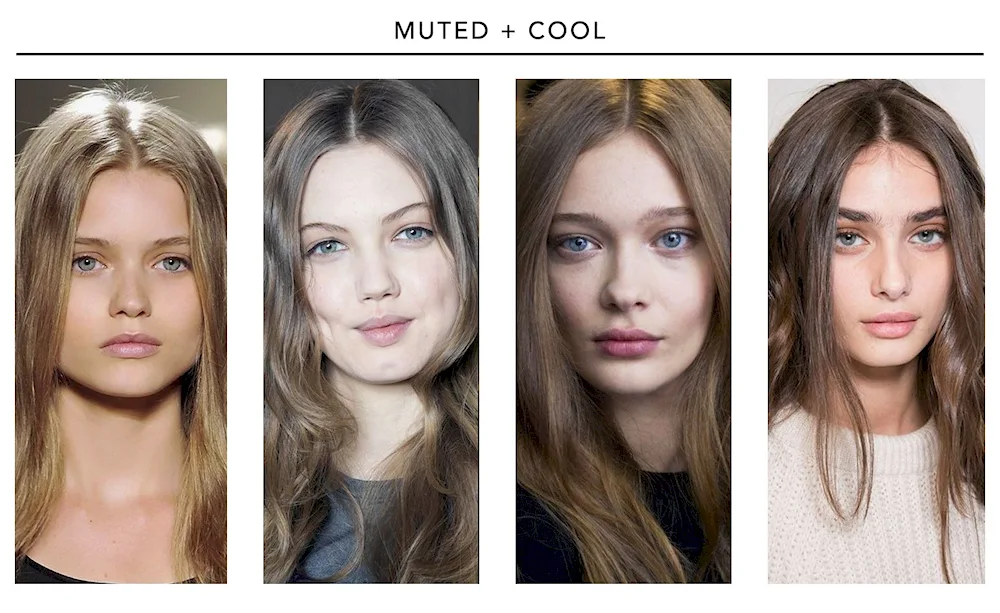Cold colour type looks summer