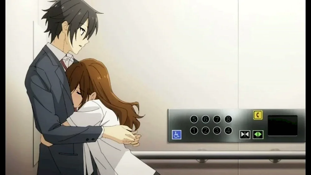 Hori and Miyamura anime